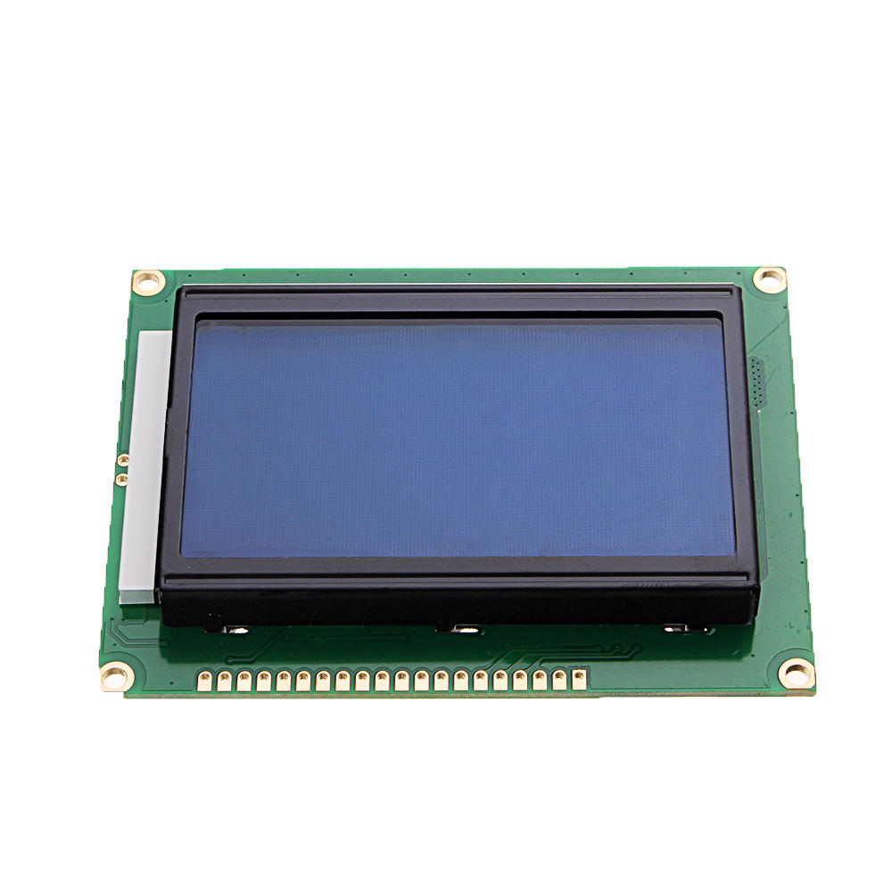 128×64 Dots LCD Graphic Display Module with Blue Backlight ...