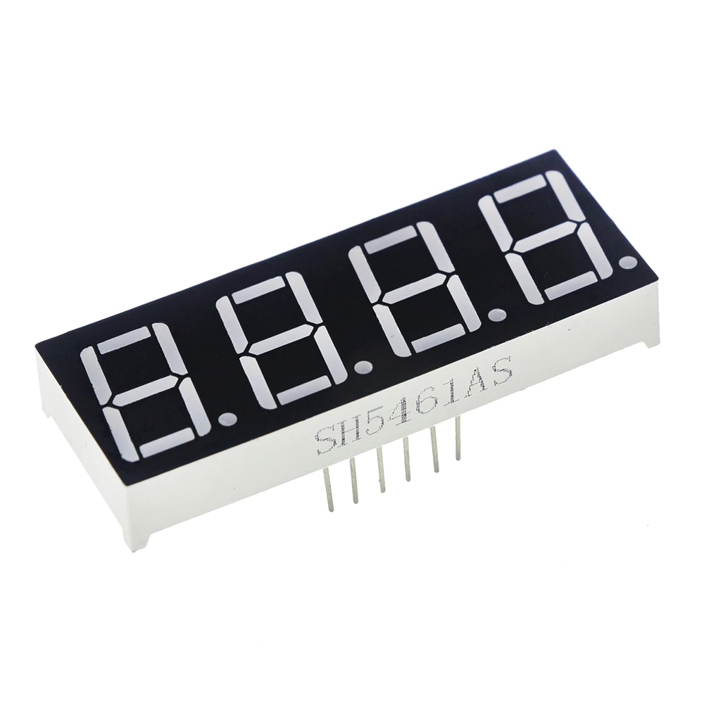 Seven Segment Display – 4 Digits – Digitalelectronics.lk