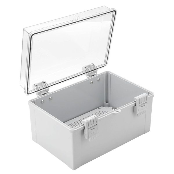 300 X 200 X 167mm Waterproof Transparent Plastic Project Box – #44