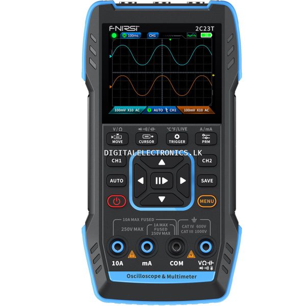 FNIRSI 2C23T Dual-Channel Digital Oscilloscope Multimeter (3-in-1)
