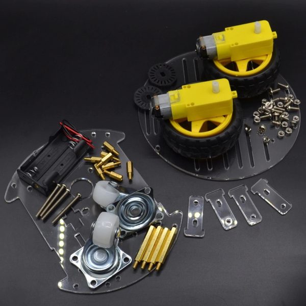 Round 2WD Smart Robot Car Chassis (Double-Deck Smart Robot Car Chassis)