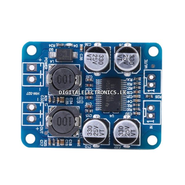 3118l TPA 3118 60W Mono Amplifier Module (4.5V- 24V) – Digitalelectronics.lk