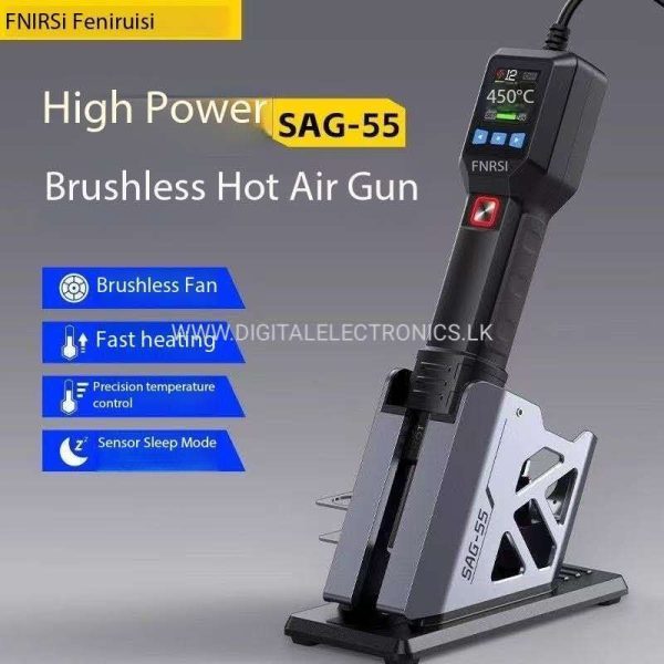FNIRSI SAG-55 Intelligent 550W Hot Air Gun